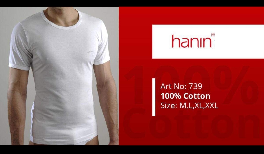 Men's half sleeve turtleneck undershirt
Hanin brand