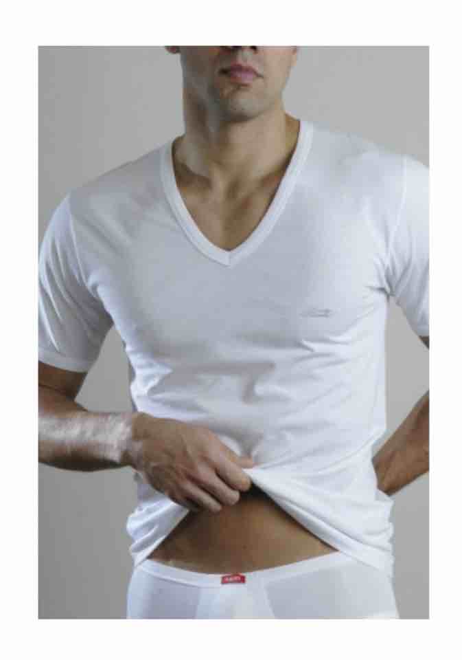 Men's V-neck undershirt