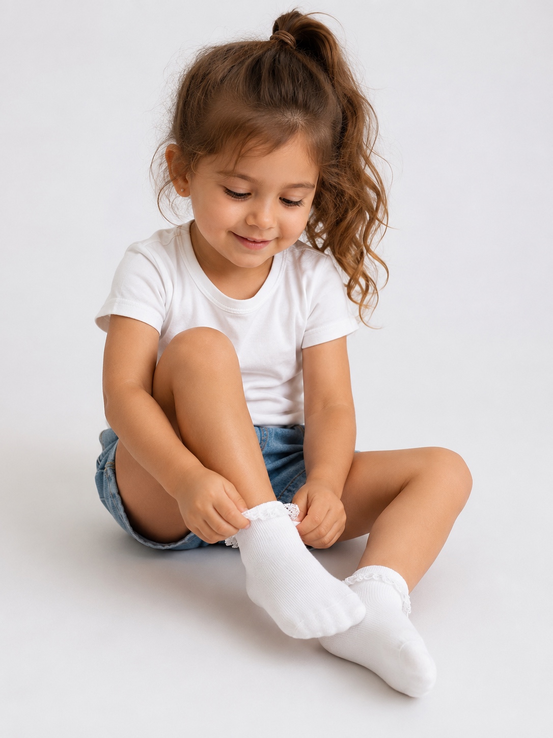 Girl's ruffled Socks